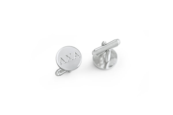 Silver Lambda Chi Alpha Cufflinks | Lambda Chi Alpha Gifts - The ...