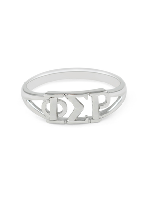 Phi Sigma Rho Sterling Silver Ring