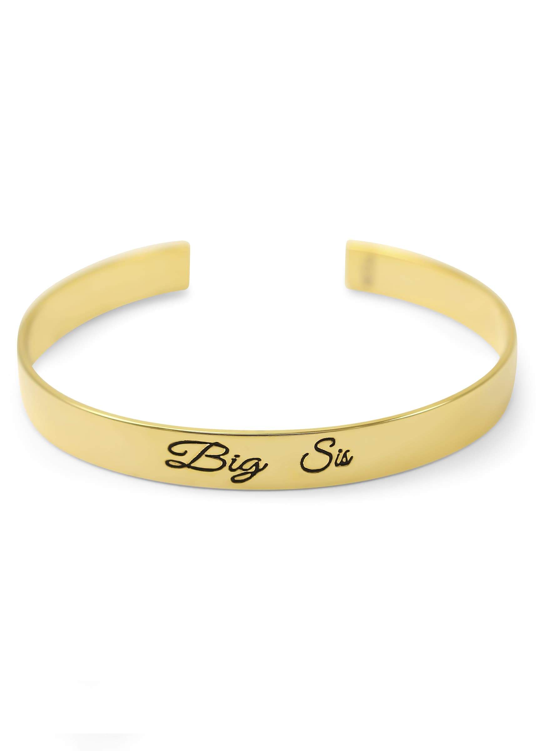 Accessories - Big Sis Bangle Cuff Bracelet (gold)