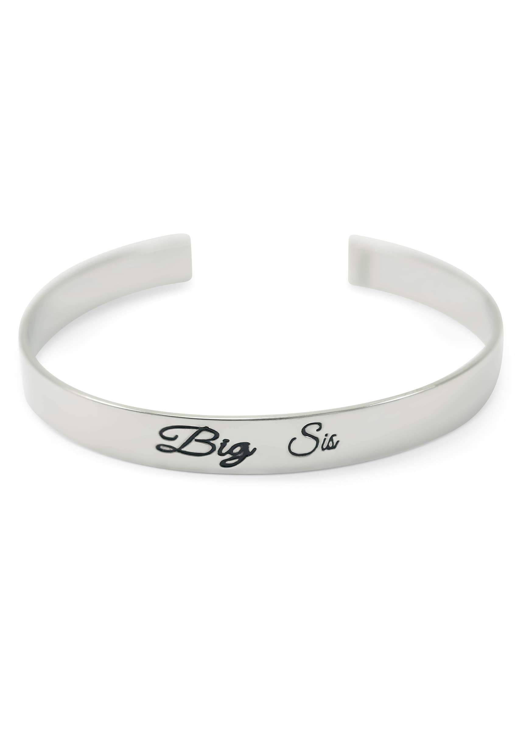 Accessories - Big Sis Bangle Cuff Bracelet (silver)