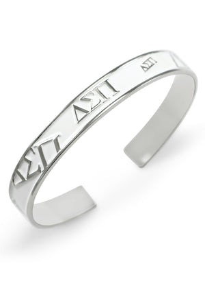 Accessories - Delta Sigma Pi Bangle Cuff Bracelet (Multi Colors Available)