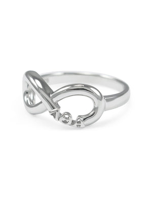 Accessories - Lambda Theta Alpha Sterling Silver Infinity Ring