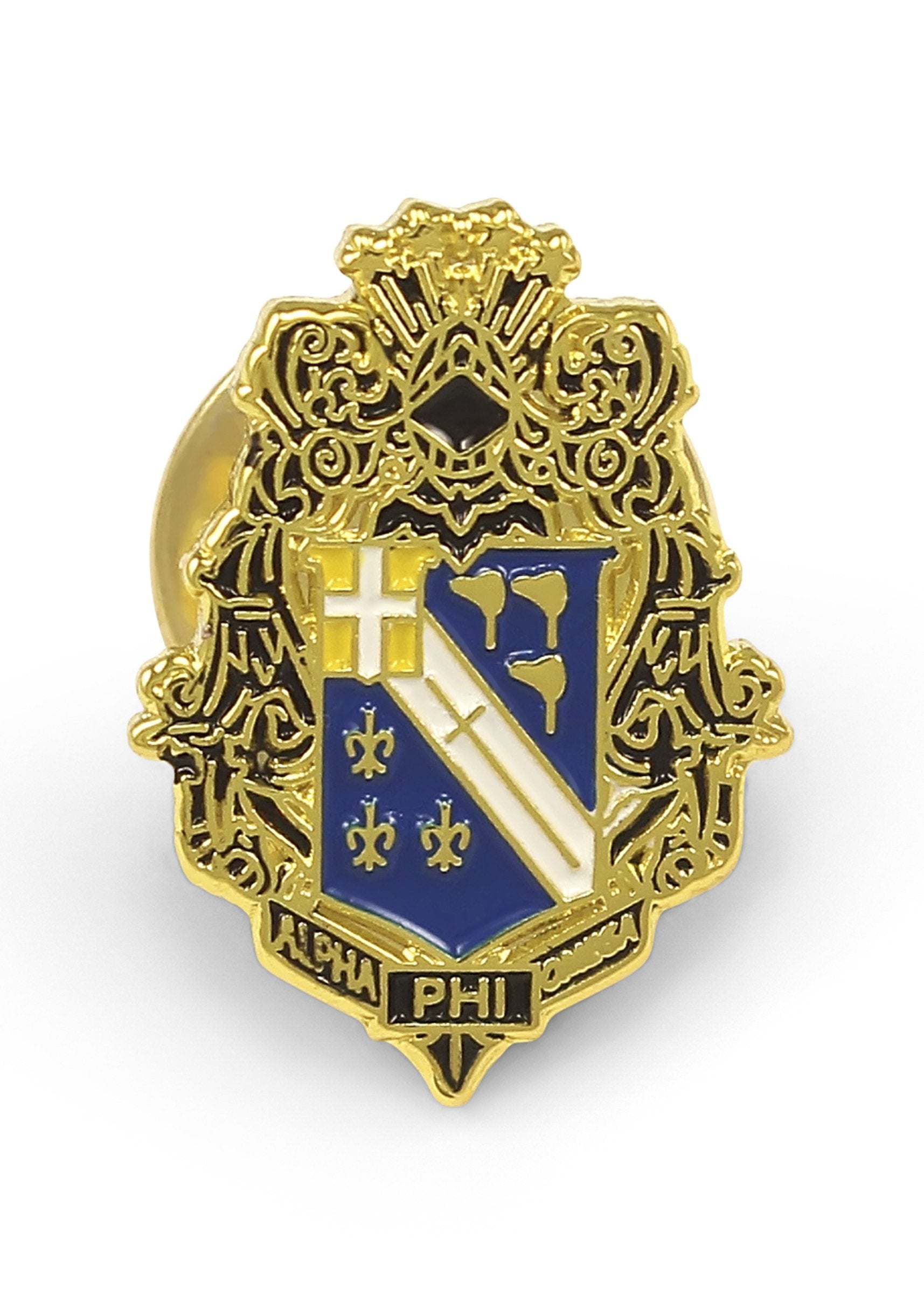 Cuff Links - Alpha Phi Omega Fraternity Crest Pin