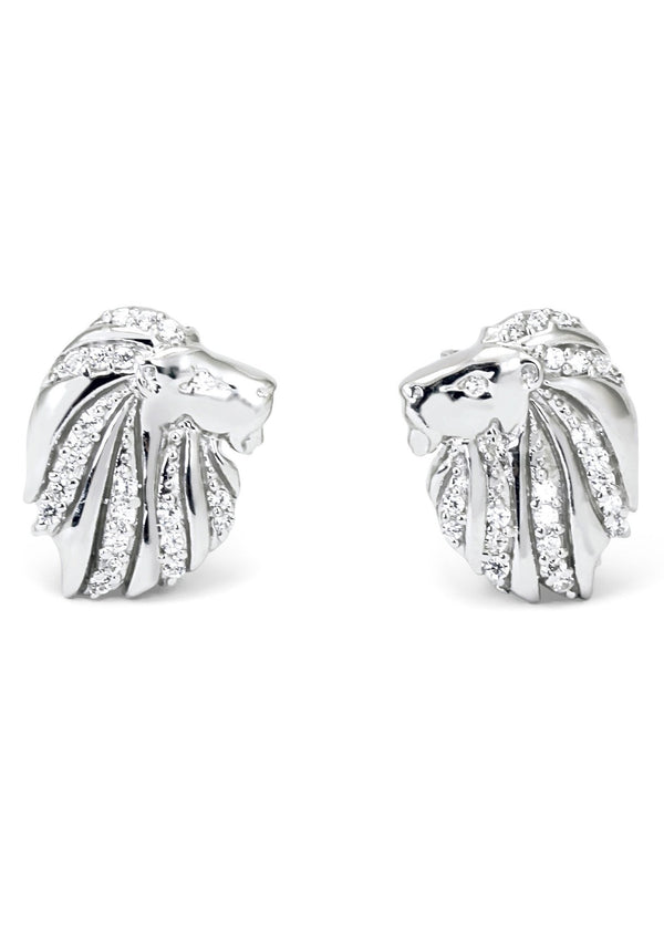 ピアス Lion Head Mesh Earrings Gucci Lion Head Mesh Earrings - Runway Catalog