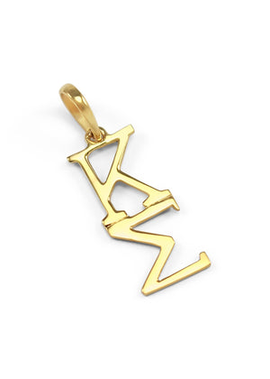 Necklace - 14k Solid Gold Kappa Sigma Lavaliere