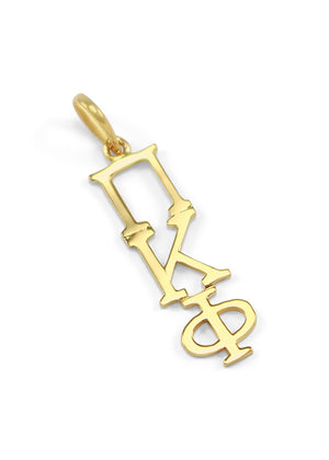 Necklace - 14k Solid Gold Pi Kappa Phi Lavaliere