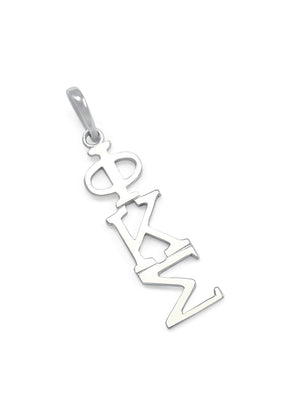 Necklace - 14k White Gold Phi Kappa Sigma Lavaliere