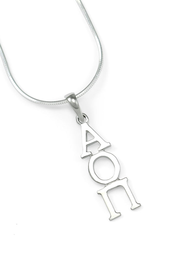 Pi Kappa Alpha Sterling Silver Lavaliere Pendant - The Collegiate