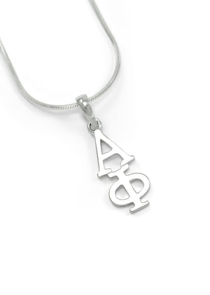 Necklace - Alpha Phi Sterling Silver Lavaliere Pendant