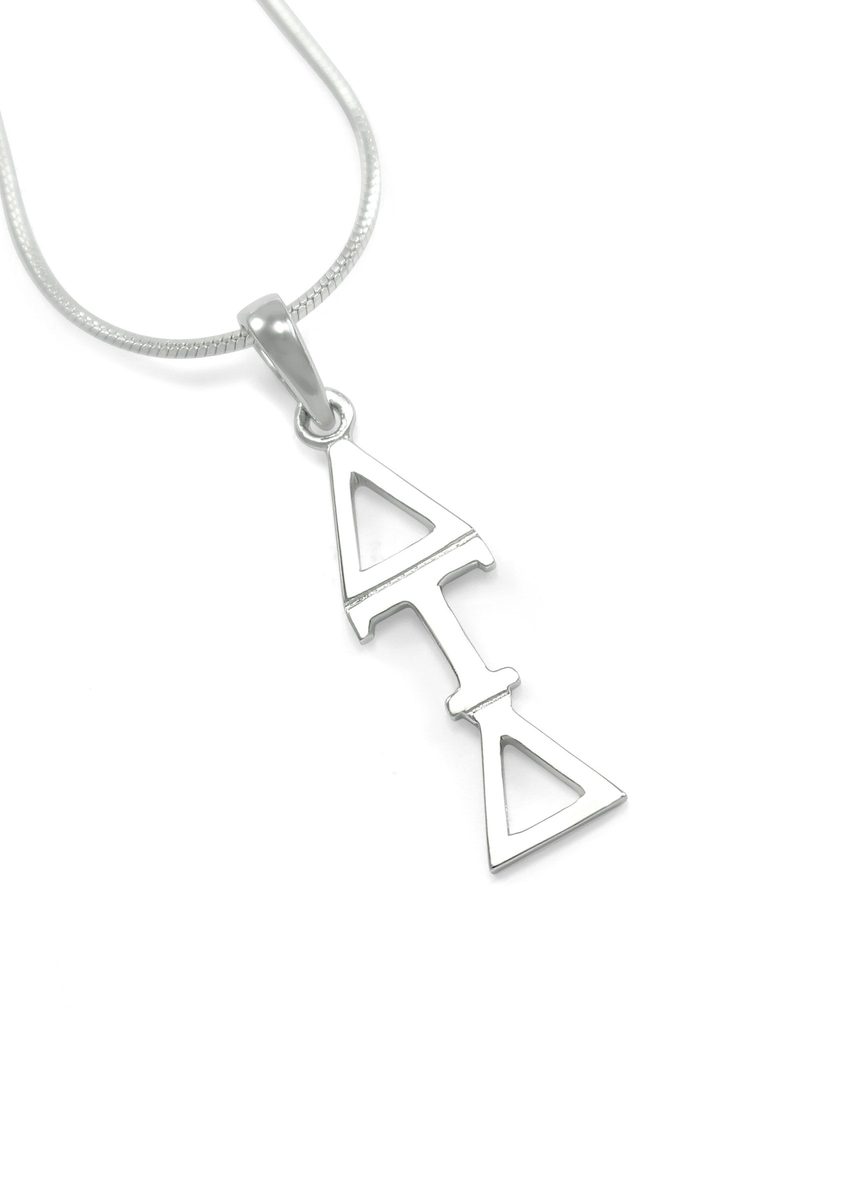 Necklace - Delta Tau Delta Sterling Silver Lavaliere Pendant