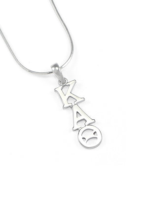 Necklace - Kappa Alpha Theta Sterling Silver Lavaliere