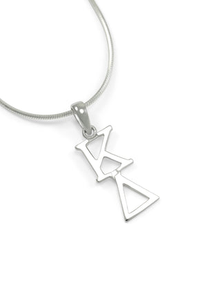 Necklace - Kappa Delta Classic Sterling Silver Lavaliere