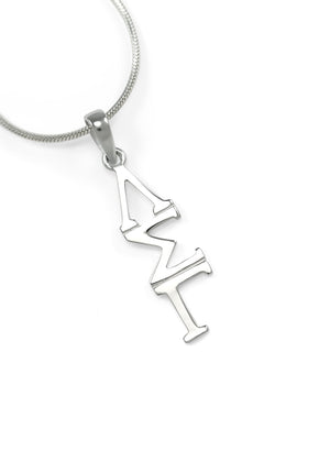 Necklace - Lambda Sigma Gamma Sterling Silver Lavaliere Pendant