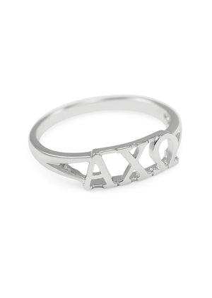 Ring - Alpha Chi Omega Sterling Silver Ring