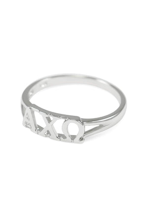 Ring - Alpha Chi Omega Sterling Silver Ring