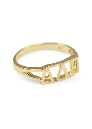 Ring - Alpha Delta Pi Sunshine Gold Ring