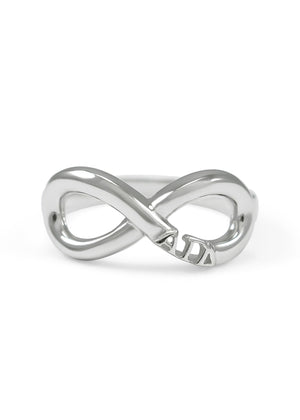Ring - Alpha Gamma Delta Sterling Silver Infinity Ring