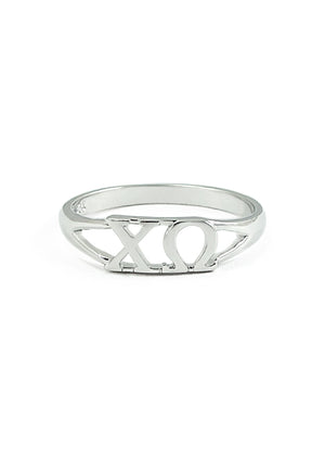 Ring - Chi Omega Sterling Silver Ring