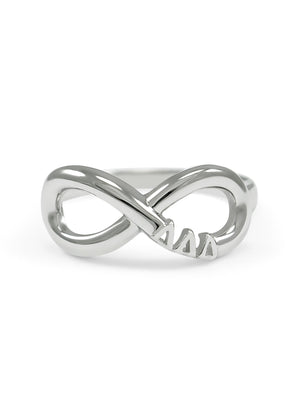 Ring - Delta Delta Delta Sterling Silver Infinity Ring