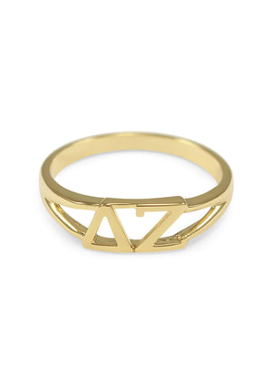 Ring - Delta Zeta Sunshine Gold Ring