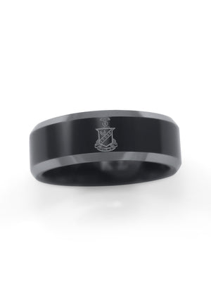 Ring - Kappa Sigma Black Tungsten Ring