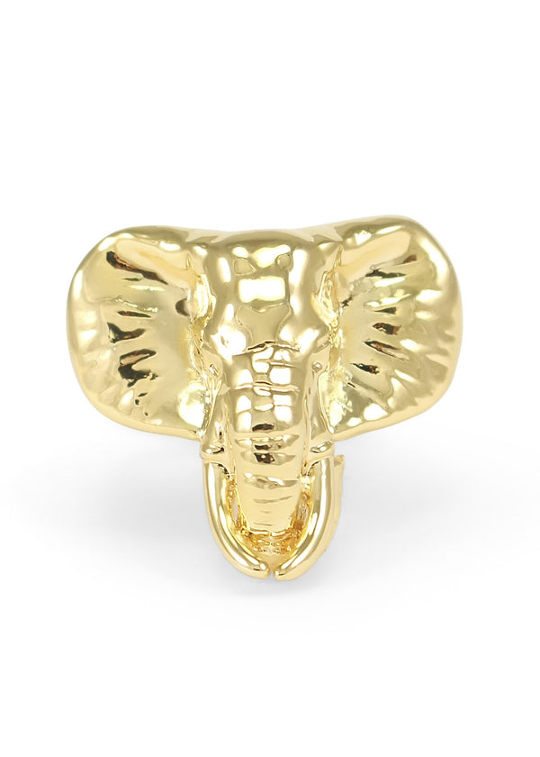 Elephant Trunk Ring Gold Elephant Ring The Collegiate Standard
