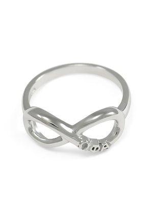 Ring - Omega Phi Alpha Sterling Silver Infinity Ring