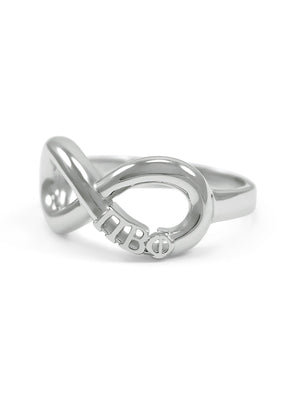 Ring - Pi Beta Phi Sterling Silver Infinity Ring