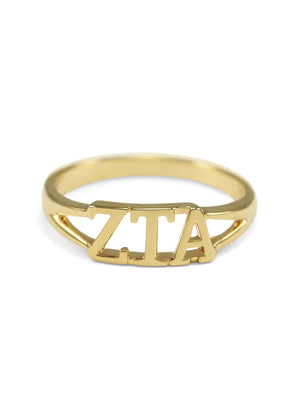 Ring - Zeta Tau Alpha Sunshine Gold Ring