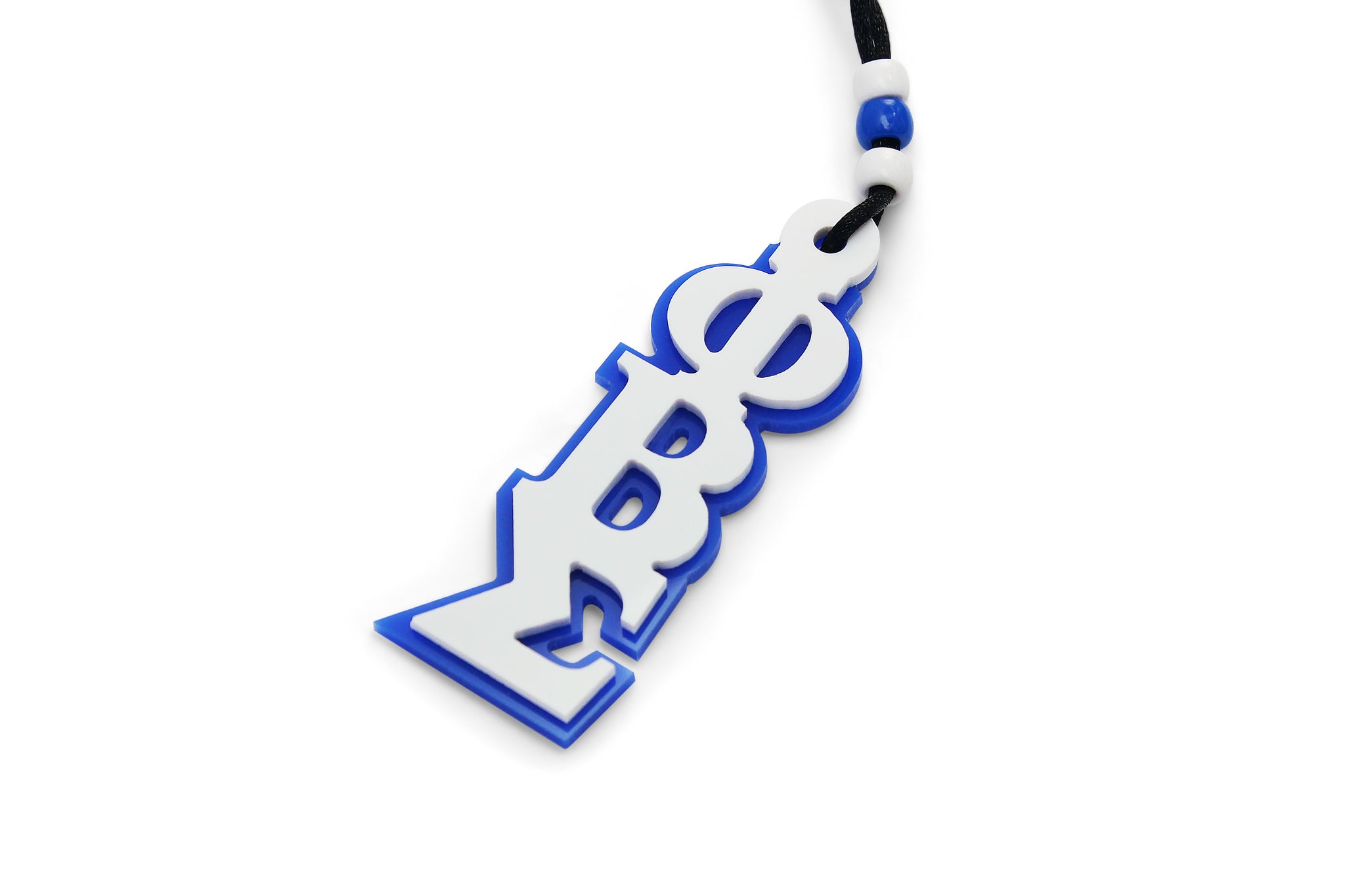 Phi Beta Sigma TIKI Style Greek Letter Necklace