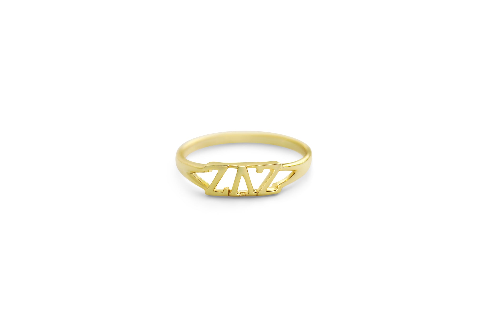 Zeta Lambda Zeta Sunshine Gold Ring (Bague Zeta Lambda Zeta Sunshine Or)