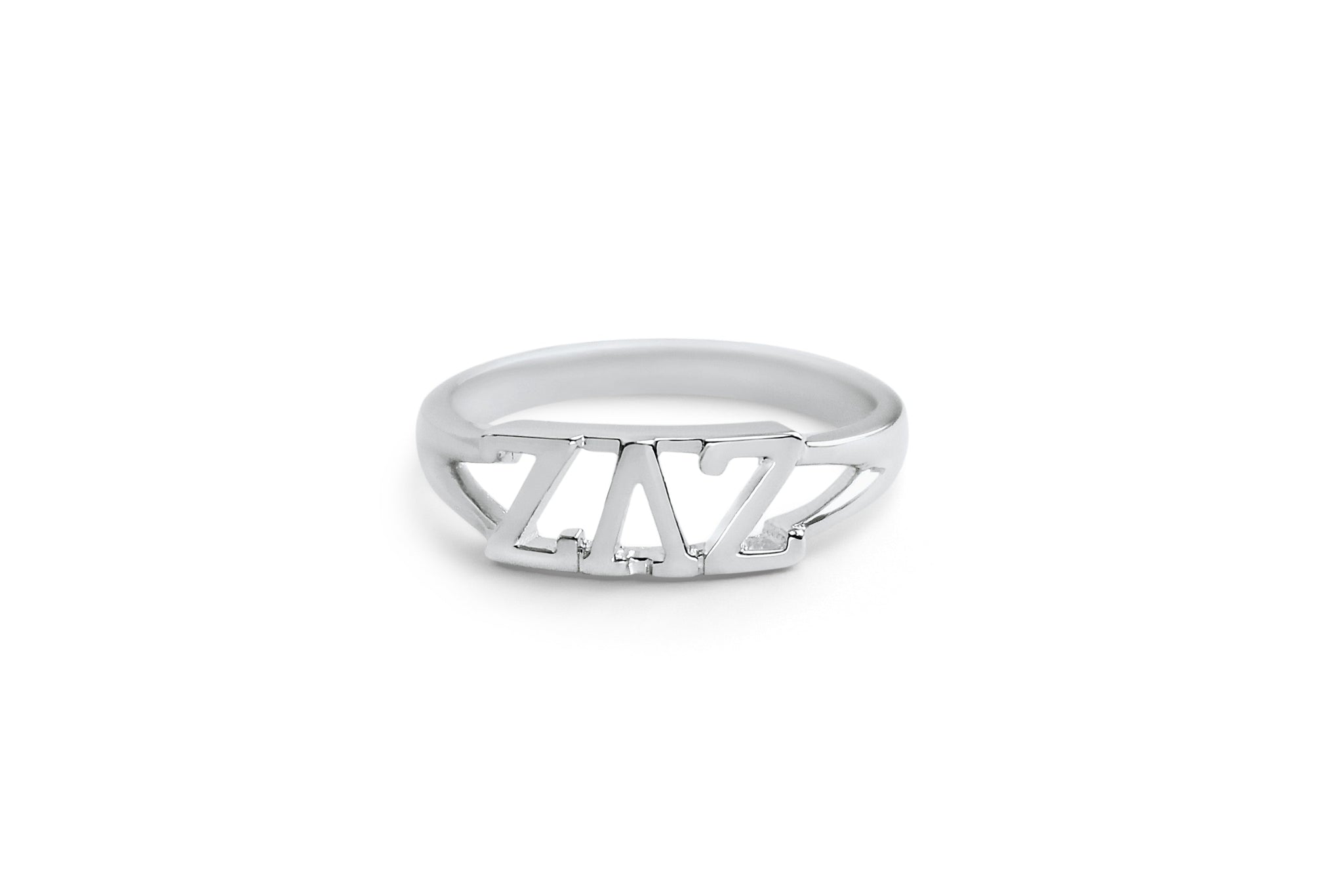 Zeta Lambda Zeta Sterling Silver Ring (Bague En Argent Sterling Zeta Lambda Zeta)
