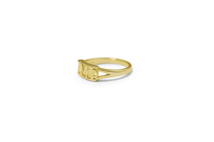 Zeta Mu Phi Sunshine Gold Ring