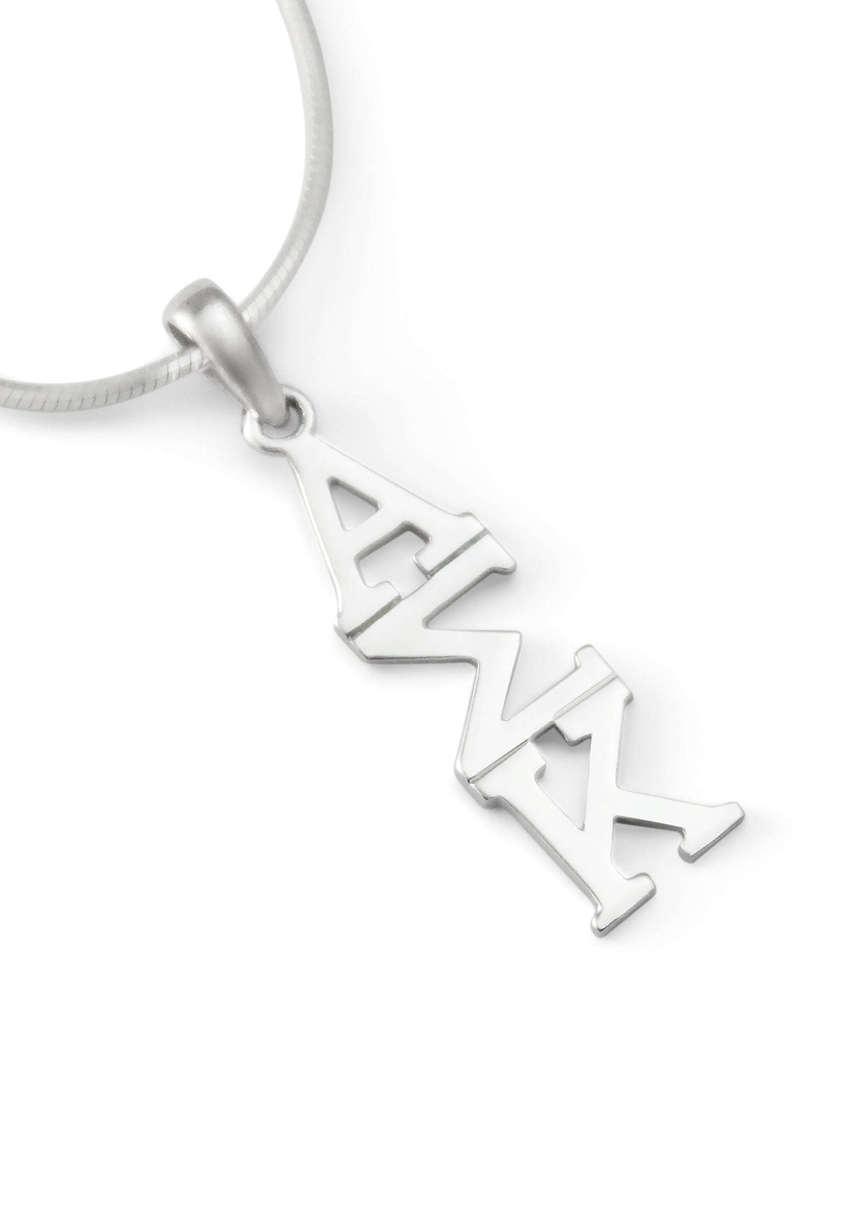 Alpha Sigma Kappa Classic Sterling Silver Lavaliere Pendant