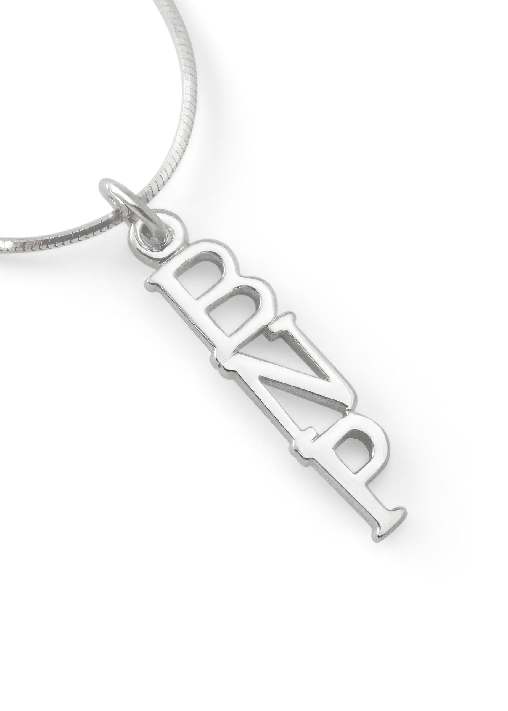 Beta Nu Rho Sterling Silver Lavaliere Pendant