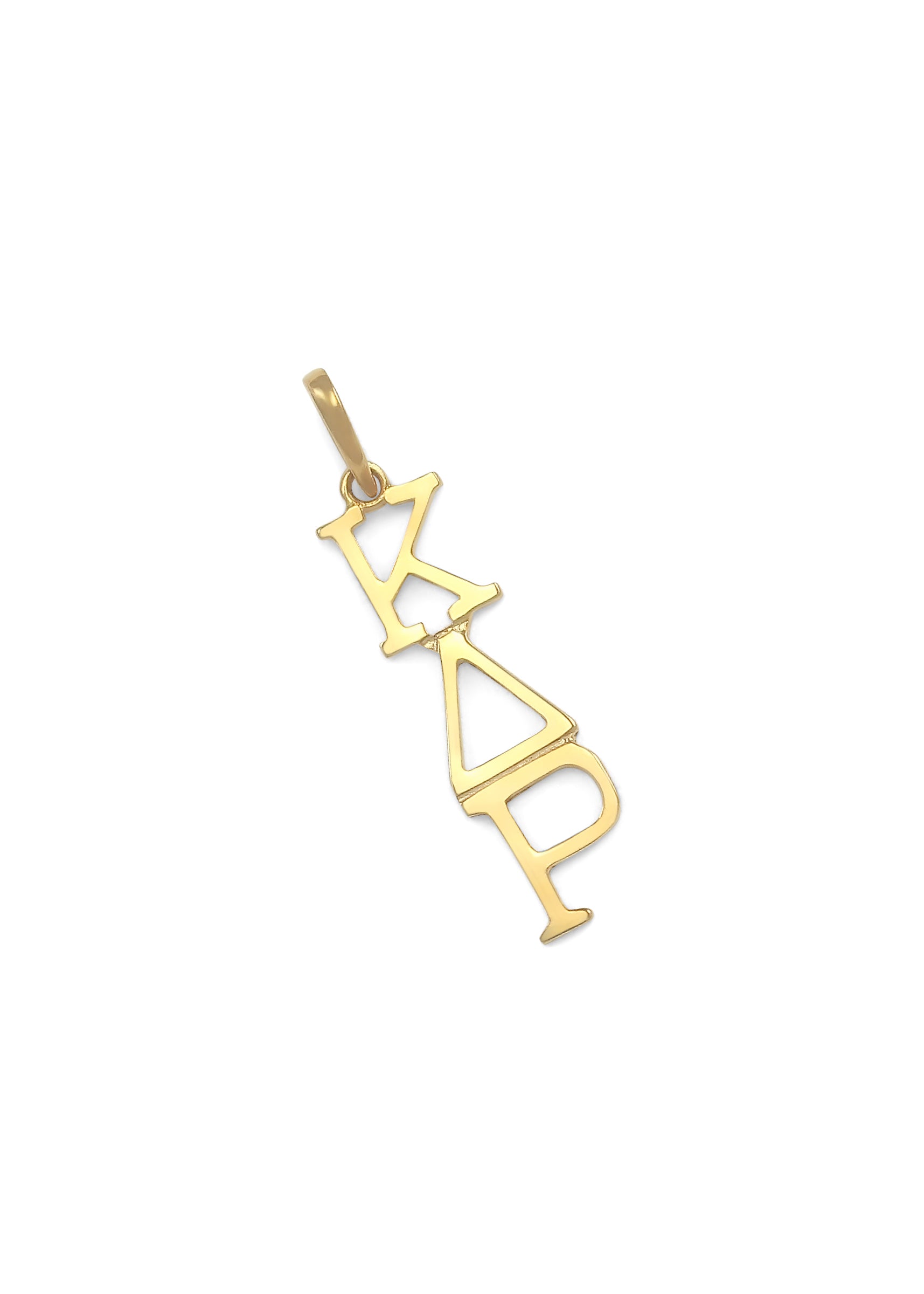 14k Solid Yellow Gold Kappa Delta Rho Lavaliere