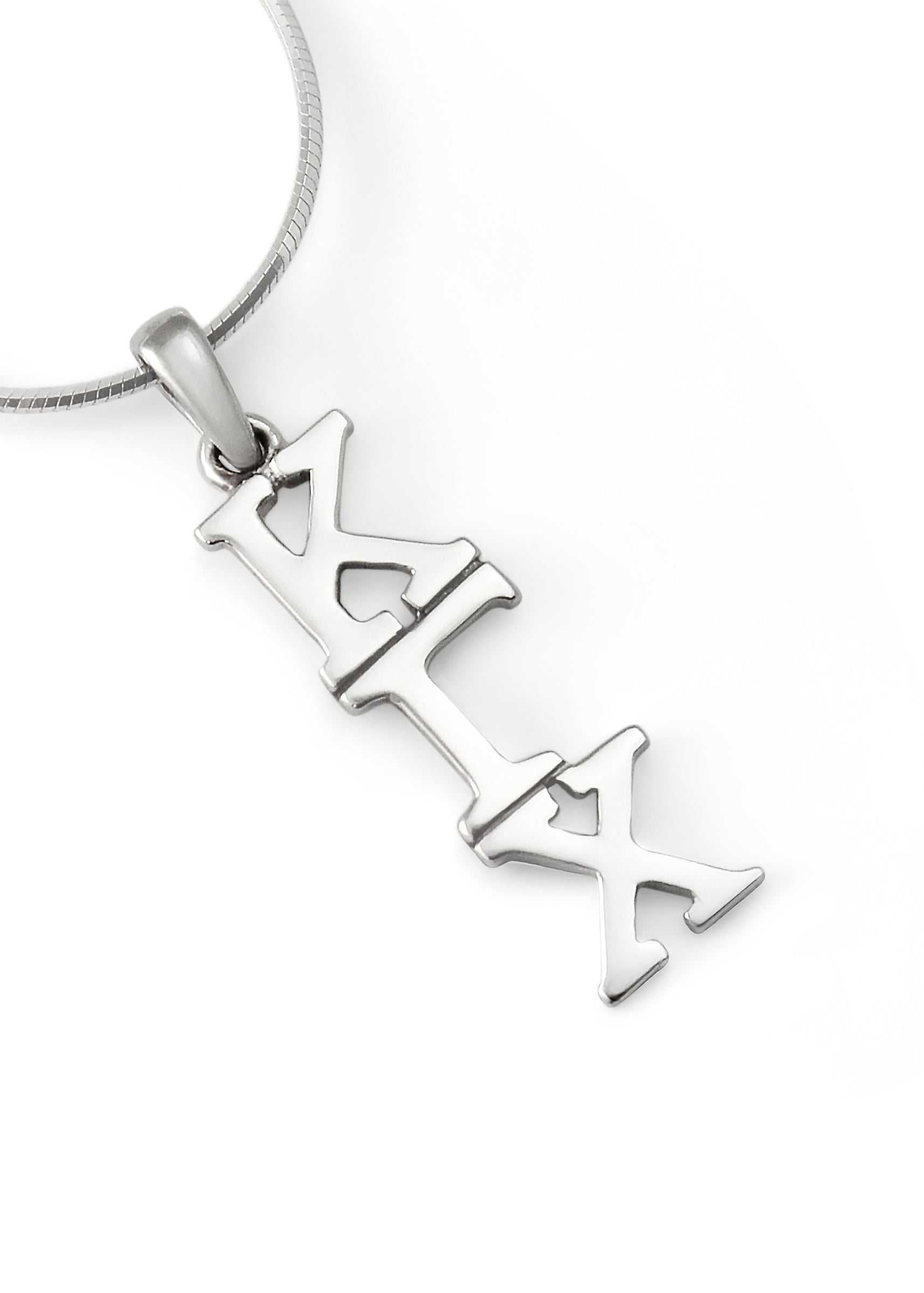 Kappa Gamma Chi Classic Sterling Silver Lavaliere Pendant