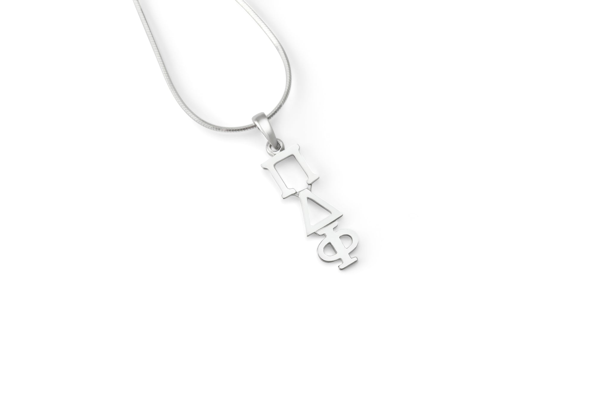 Pi Delta Phi Classic Sterling Silver Lavaliere Pendant