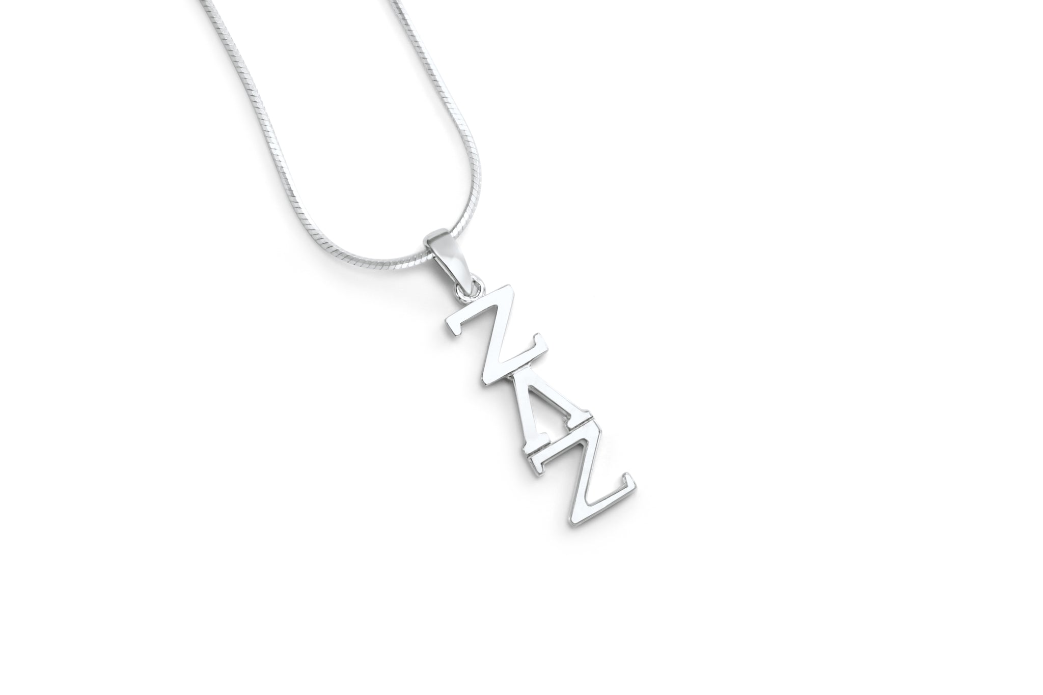 Zeta Lambda Zeta Sterling Silver Lavaliere (Lavallière Zeta Lambda Zeta En Argent Sterling)