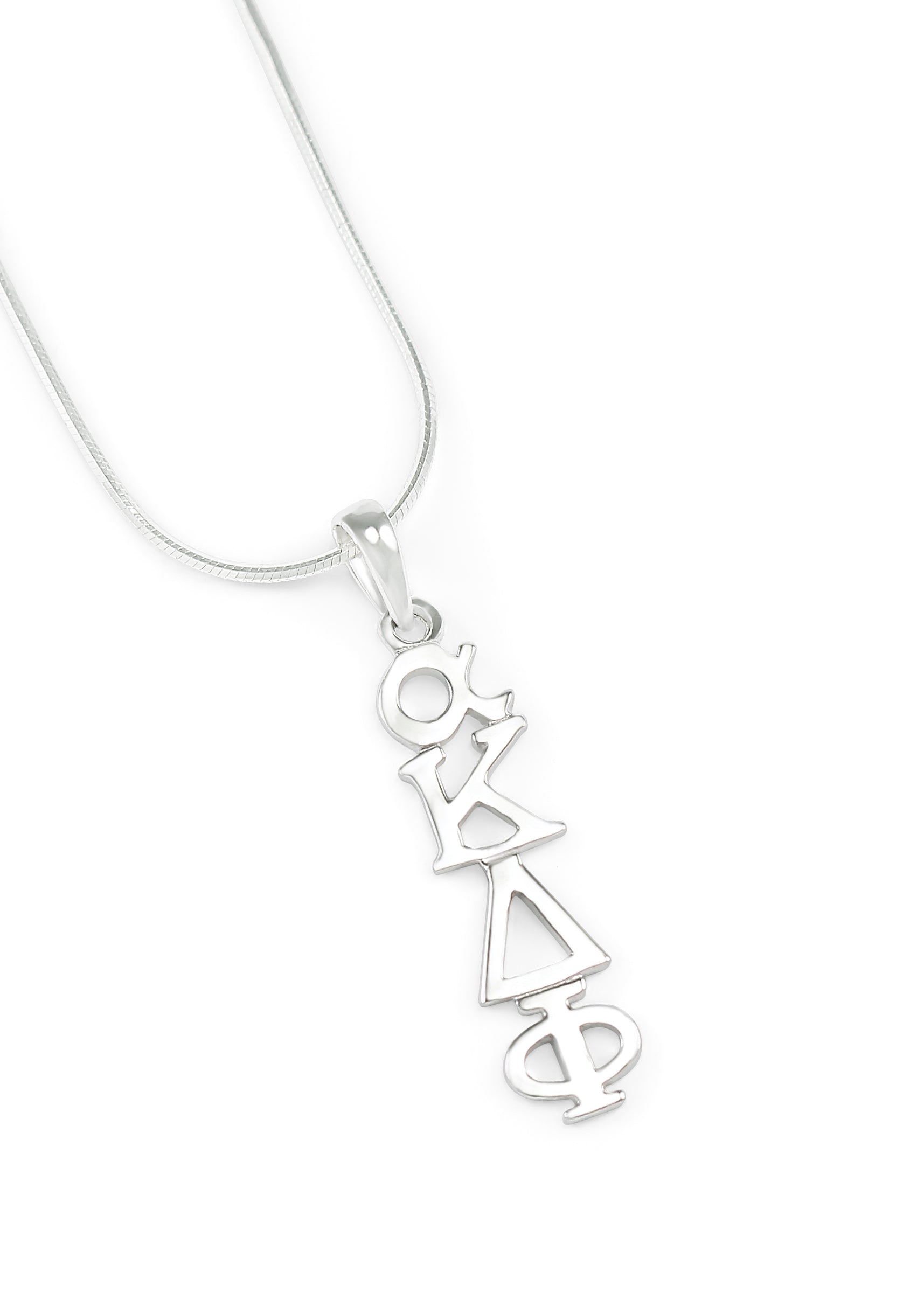Alpha Kappa Delta Phi Sterling Silver Lavaliere Pendant
