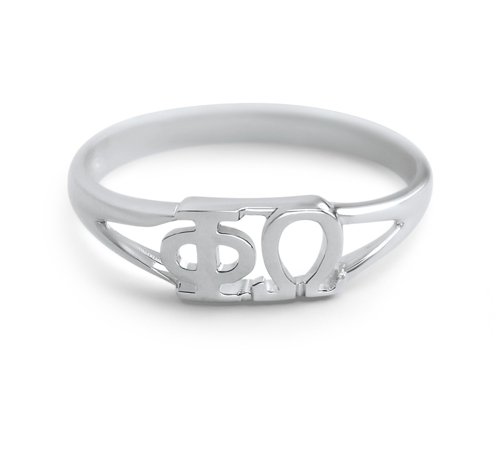 Phi Omega Sterling Silver Ring