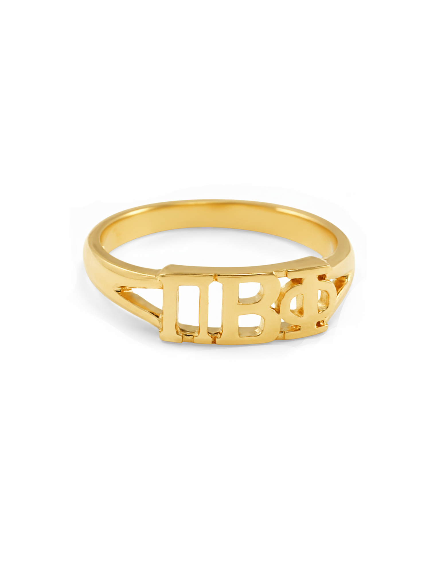 Pi Beta Phi Gold Plated Sunshine ring