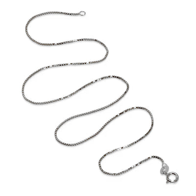 Beta Theta Pi Sterling Silver Lavaliere Pendant – Rhodium-Plated With 20" Chain, Greek Letters - View #7