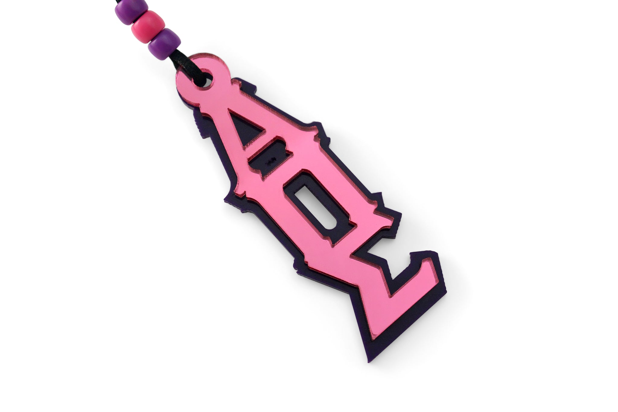 Alpha Pi Sigma TIKI Style Acrylic Necklace