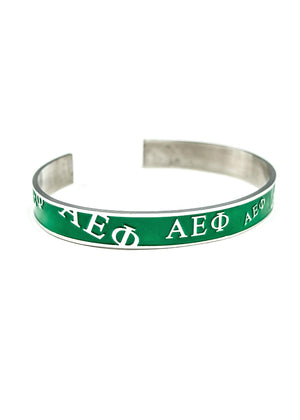 Accessories - Alpha Epsilon Phi Bangle (Green)