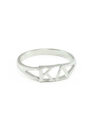 Accessories - Kappa Delta Sterling Silver Ring