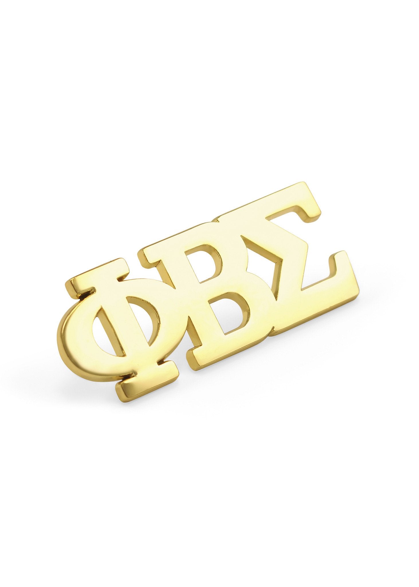 thumbnail image 2 of Kappa Sigma Fraternity Tie Clip - Brass Bar With Greek Letters 2 of 10