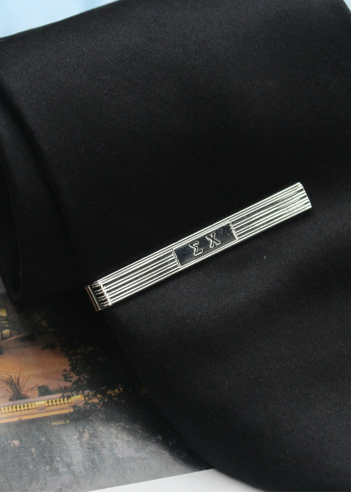 Dress Shirt Accessories Sigma Pi Tie Clips For Men - 2 Pack Classic ...