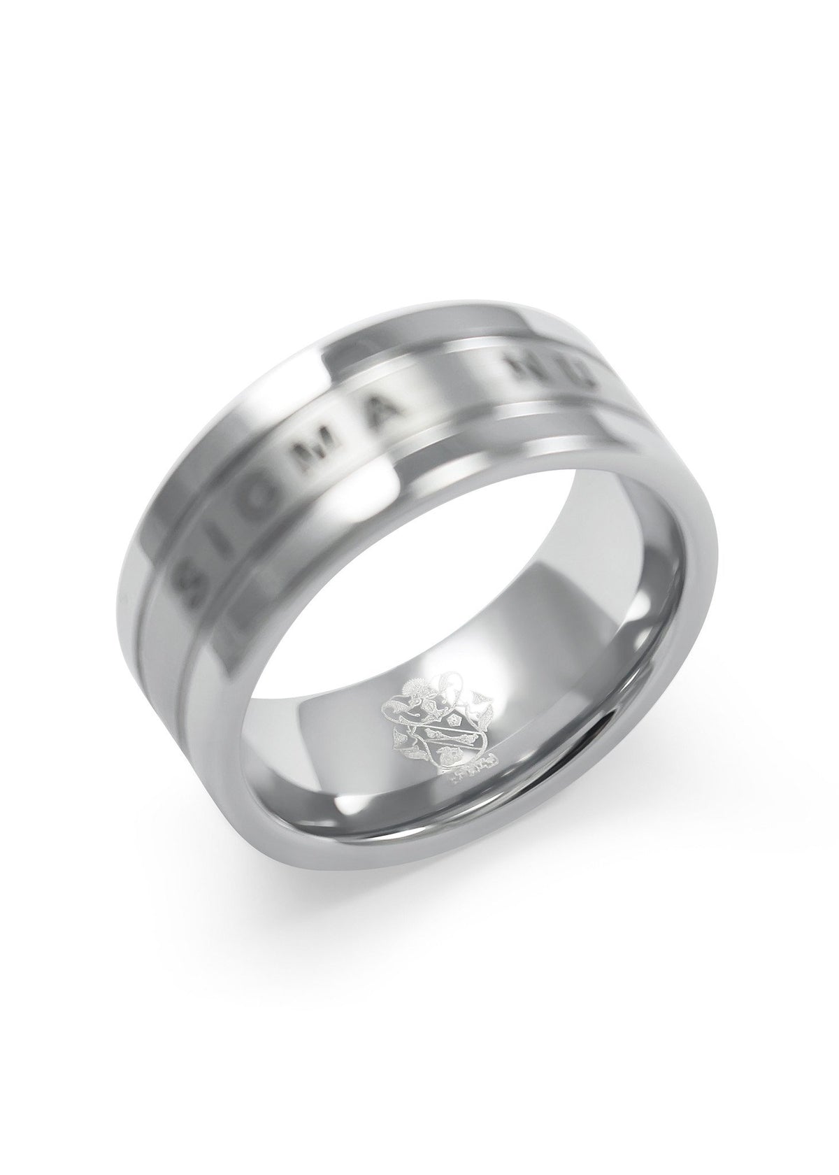 Sigma Lambda Beta Fraternity Tungsten Ring - Officially Licensed, Laser Etched, Durable