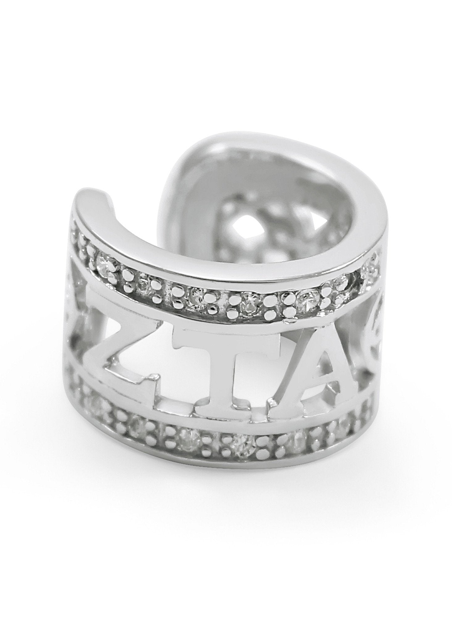 Zeta Tau Alpha Sterling Silver Ear Cuff Earrings | The